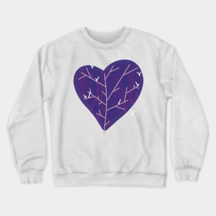 Dove Heart Tree Crewneck Sweatshirt